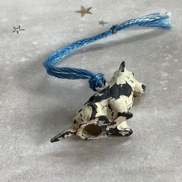 VINTAGE 1930s? PREMIUM METAL CRACKER JACK DOG CHARM PRIZE - Picture 4 of 5